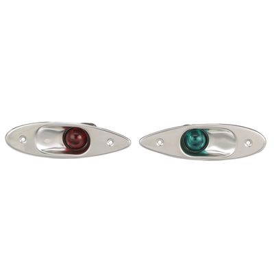 SEACHOICE Corrosion-Resistant Stainless Steel Side Light, Boat Navigation, Flush Mount