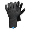 Glacier Glove Men's Ice Bay Waterproof Fleece-Lined Blind Stitched Neoprene Gloves | Seamless Palm with Sharkskin Texture, Gray, Large view 1