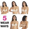Lilyette by Bali Women's Tailored Strapless Minimzer Bra, Body Beige, 34DD view 2