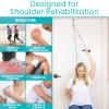 Vive Shoulder Pulley for Physical Therapy - Rotator Cuff Pain Pulley System - Over Door Rehab Exerciser - with Durable Metal Pulley & Comfortable Padded Handles view 3