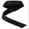 Harbinger Padded Cotton Lift Straps, Black - Soft, Supportive Neotek Wrist Pads - 21.5" Length, 1.5" Width - Reinforced Edges & Heavy-duty Stitching - Cushions Wrists for Lifting Support view 2