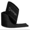 Harbinger Padded Cotton Lift Straps, Black - Soft, Supportive Neotek Wrist Pads - 21.5" Length, 1.5" Width - Reinforced Edges & Heavy-duty Stitching - Cushions Wrists for Lifting Support view 3