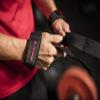 Harbinger Padded Cotton Lift Straps, Black - Soft, Supportive Neotek Wrist Pads - 21.5" Length, 1.5" Width - Reinforced Edges & Heavy-duty Stitching - Cushions Wrists for Lifting Support view 4