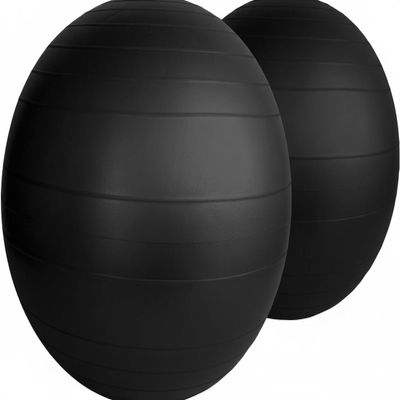 ECO-WISE Aeromat Fitness Ball - 65cm - Black