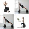 ECO-WISE Aeromat Fitness Ball - 65cm - Black view 3