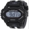 Timex Unisex Expedition Digital CAT 33mm Watch  Black Case with Black & Gray Striped Fabric Strap view 1