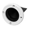 T-H Marine Duck Bill Scupper - White and Black - Universal Replacement for Flapper Scuppers - Seals Underwater Pressure - Fits Standard Drain Tubes - 2-3/4 in Outer Ring Diameter view 2