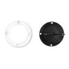 T-H Marine Duck Bill Scupper - White and Black - Universal Replacement for Flapper Scuppers - Seals Underwater Pressure - Fits Standard Drain Tubes - 2-3/4 in Outer Ring Diameter view 3