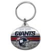 NFL New York Giants Oval Carved Metal Key Chain view 1