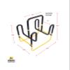 Suspenz Double-Up SUP Stand, Holds 2 Stand Up Paddle Boards or Surfboards, Yellow (22-9936) view 3