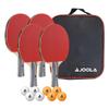 JOOLA Team School Table Tennis Set  4 Paddles, 8 Balls & Carry Bag for Indoor/Outdoor Play view 1