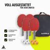 JOOLA Team School Table Tennis Set  4 Paddles, 8 Balls & Carry Bag for Indoor/Outdoor Play view 2