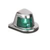 Attwood 66319G7 1-Mile Sidelights, Pair, Stainless Steel Housing, Deck Mount, Each Provides 1-Mile, 112.5-Degree Visibility, 12V view 1