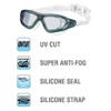 View Swimming Gear V-1000 Xtreme Swim Goggles, Smoke view 3