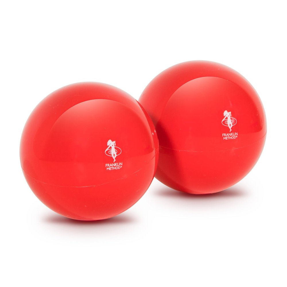 OPTP Franklin Method Mini Smooth Ball Set (Pair) - Massage Balls for Tight Muscles and Fascia - Targeted Back and Neck Massage, Shoulder, Neck, Hip, and Foot Massager Ball Set