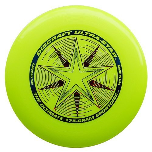 Discraft USSY 175 gram Ultra Star Sport Disc, Fluorescent Yellow
