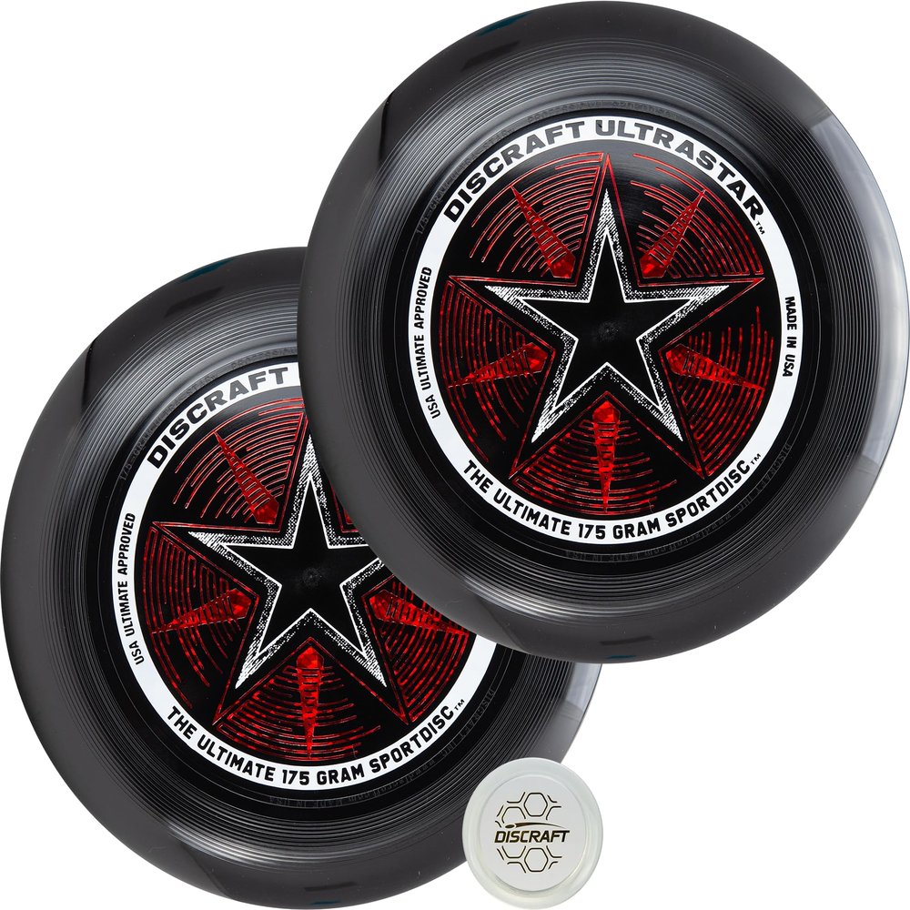 Discraft Ultrastar Sportdisc 175g Stock Ultimate Frisbee Sport Flying Disc Black