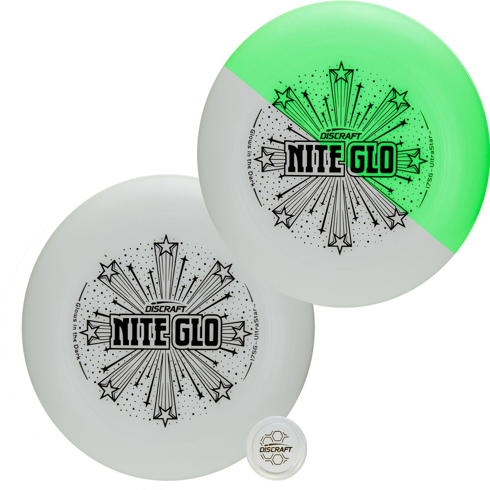 Discraft Glow Ultrastar (Nite Glo) Ultimate Frisbee Sport Flying Disc