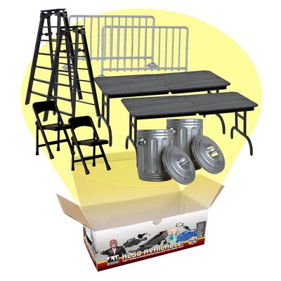 Set of 10 Accessories for Wrestling Action Figures