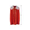 Beistle Child King and Queen Robe  Red Velvet-Style Royal Cape with Faux Fur Trim and Gold Piping for Costumes, Fantasy Dress-Up Play, Storybook Themes & Regal Celebrations, Youth Size, 33" view 4