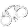 PARRIS CLASSIC QUALITY TOYS EST. 1936 Handcuffs, Western Replica, Die-Cast Metal, Lock-Up with 2 Keys, Quick-Release Safety Latches, Ages 6+ view 1