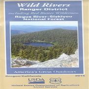 Wild Rivers Ranger District Map, Rogue River-Siskiyou National Forest