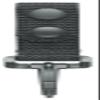 Bianchi Accumold 7405K Belt Keeper with Key Holder, Black view 1