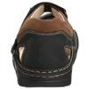 Finn Comfort Men's Samara Sandal,Black/Havanna Buggy,45 EU (US Men's 12 M) view 3
