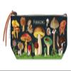 Cavallini & Co. Foraging Vintage Style Zippered Canvas Mini Pouch view 1