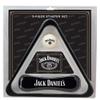 Jack Daniel's Branded 3-Piece Billiards Starter Set w/Rack, Brush, and Cue Ball view 1