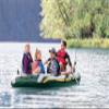 INTEX 68351EP Seahawk 4 Inflatable Boat Set: Includes Deluxe 54in Boat Oars and High-Output Pump  SuperStrong PVC  Fishing Rod Holders  4-Person  1050lb Weight Capacity view 3