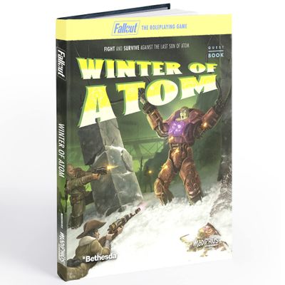 Modiphius Fallout: The Roleplaying Game Winter of Atom Expansion Book
