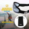 Birdz Eyewear - Wing Infinity - Blue Skies Mirror Anti-Fog Skydiving Goggle view 3