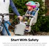 Schwinn Deluxe Child Bike Carrier, Seats one Kid Ages 1+, Frame Mount, Adjustable Safety Harness, Quick Release Design, Comfortable Padding, Rear-Mounted Child Bike Seat for Toddler view 2