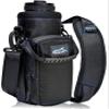 Arca Gear 40 oz Hydro Carrier - Insulated Water Bottle Sling w/Carry Handle, Shoulder Strap, Wallet and Two Pouches - The Perfect Flask Accessory - Black view 1