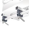 Magma T10-685 Dual Extended Horizontal Round Rail Mount For Magma Rectangular Grill and Fillet Table| Stainless Steel Boat Grill/Table Mount | 1-1/8" to 1-1/4" Dia |Boat Rail BBQ Clamp | Marine Access view 2