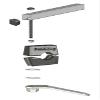 Magma T10-685 Dual Extended Horizontal Round Rail Mount For Magma Rectangular Grill and Fillet Table| Stainless Steel Boat Grill/Table Mount | 1-1/8" to 1-1/4" Dia |Boat Rail BBQ Clamp | Marine Access view 3