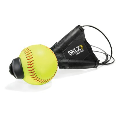 SKLZ Hit-A-Way Batting Swing Trainer for Baseball and Softball, Softball, Black/Yellow