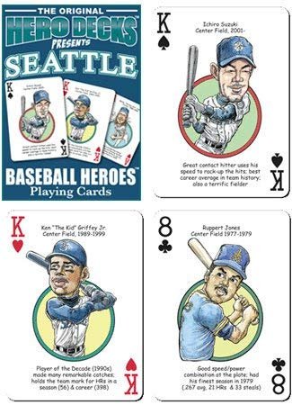 Seattle Hero Decks Baseball Heroes Playing Cards