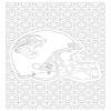 NFL Jacksonville Jaguars Adult Coloring Booknfl Adult Coloring Book, Blue, White, 96 Coloring Pages view 4