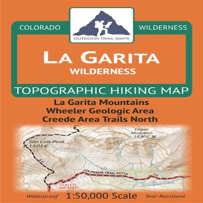 La Garita Wilderness - Colorado Topographic Hiking Map (2019)