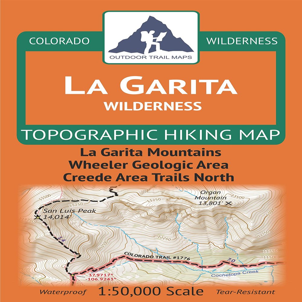 La Garita Wilderness - Colorado Topographic Hiking Map (2019)