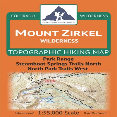 Mount Zirkel Wilderness - Colorado Topographic Hiking Map (2024)