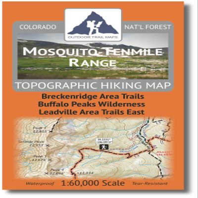 Mosquito/Tenmile Range - Colorado Topographic Hiking Map (2020)
