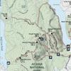 Acadia National Park Outdoor Adventure Map by Green Goat Maps | Single Acadia National Park Waterproof Trail Map view 2
