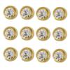 Studex Surgical Steel Ear Piercing Studs, 3mm, 12 Pair April Stone Set view 1