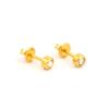 Studex Surgical Steel Ear Piercing Studs, 3mm, 12 Pair April Stone Set view 2