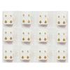 Studex Surgical Steel Ear Piercing Studs, 3mm, 12 Pair April Stone Set view 3