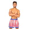 Balboa Apollo Movie Boxing American Flag Shorts for Men's & Women's view 1