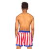 Balboa Apollo Movie Boxing American Flag Shorts for Men's & Women's view 2